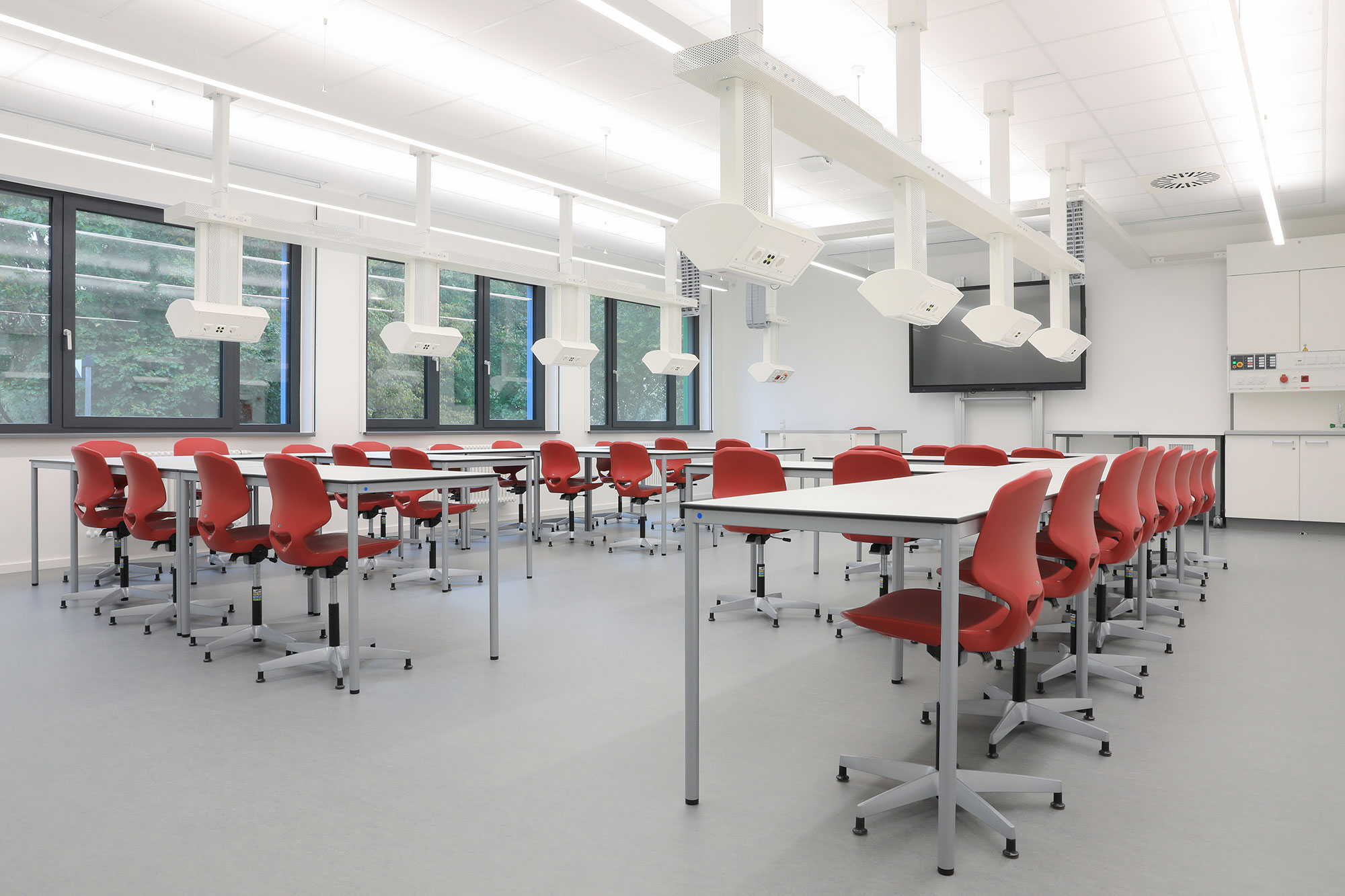 Architekturfotografie Innenräume Schule, Foto Perspektiven, Architekturfotograf Bonn, Sarah Jabs