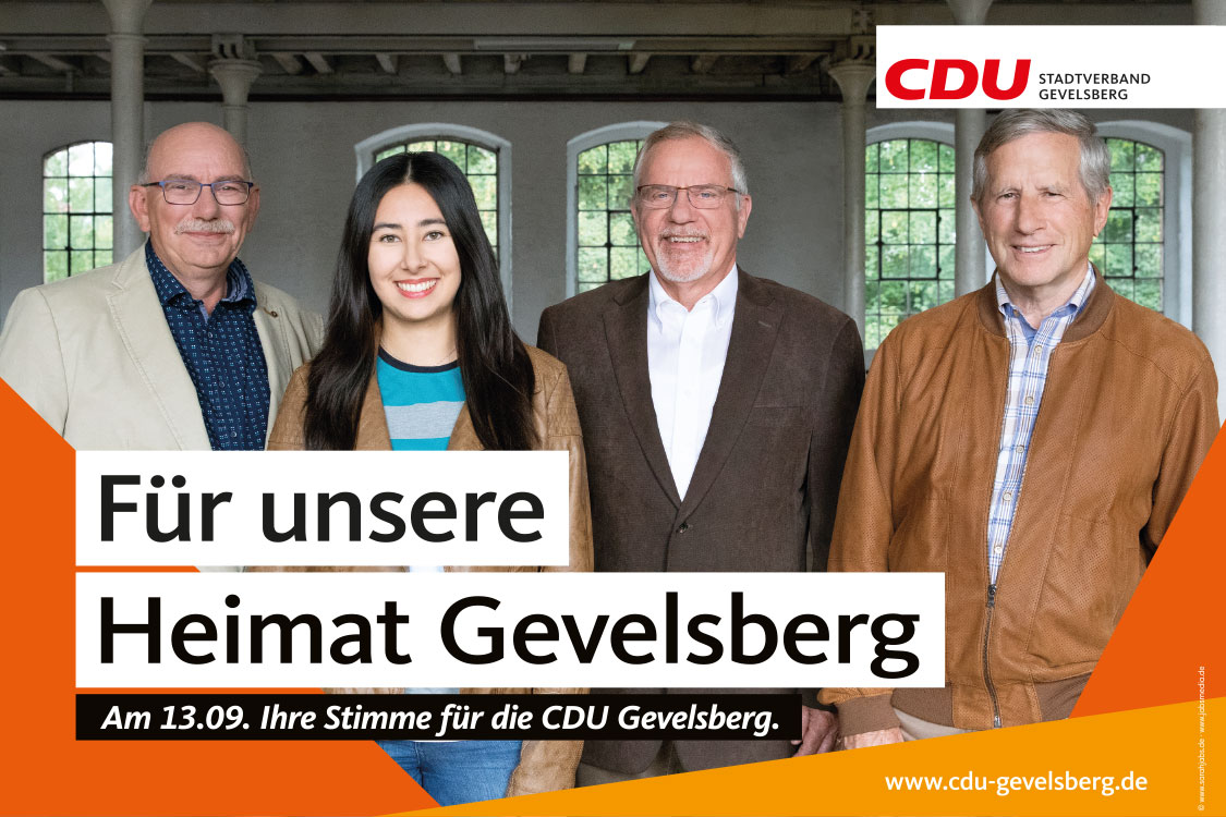 Werbefotograf Solingen, Plakat CDU, Fotografin Sarah Jabs