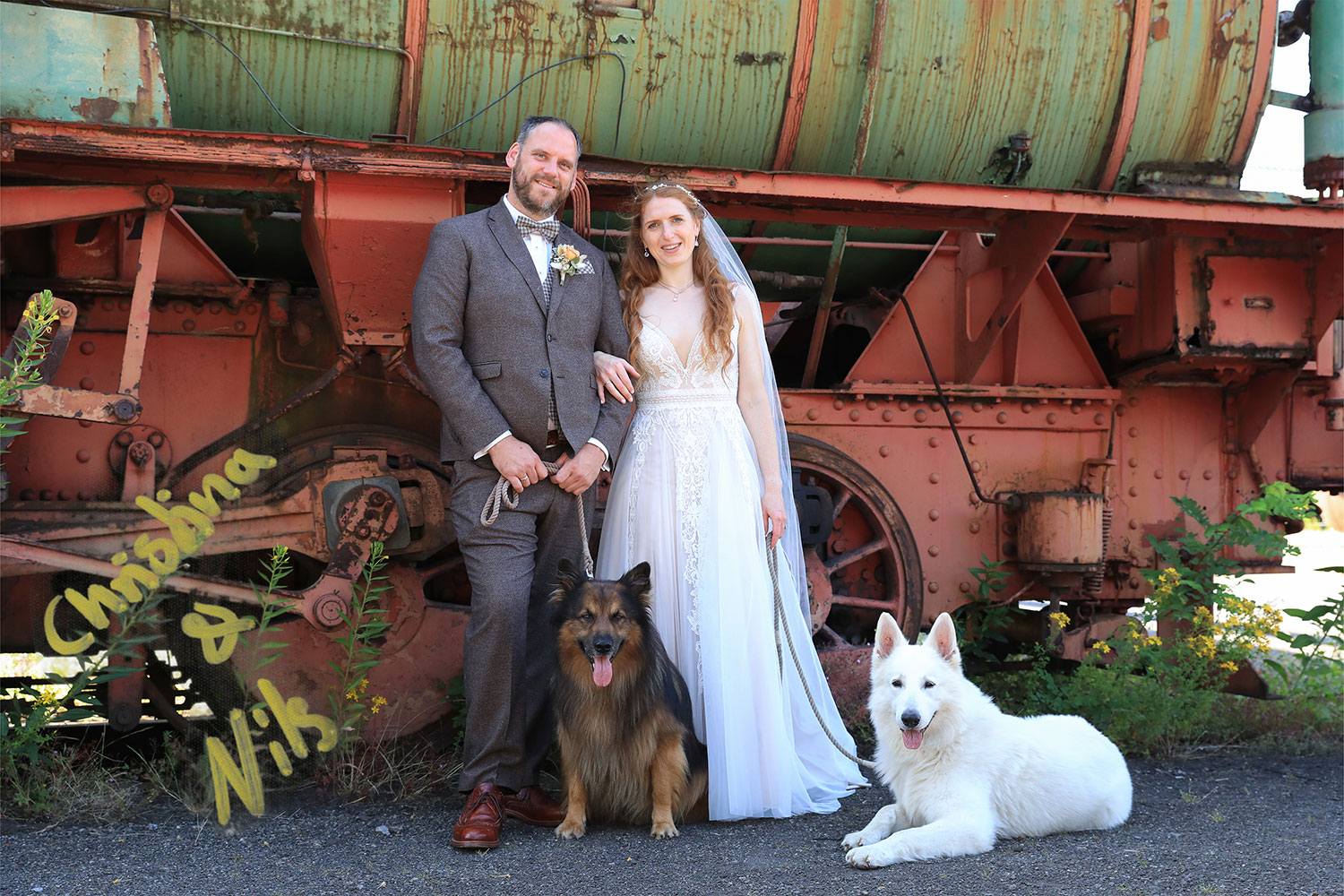 Bilder Brautpaare, Christina und Nils, Hochzeit LWL Museum Henrichshütte Hattingen, Hochzeitsfotografin Sarah Jabs