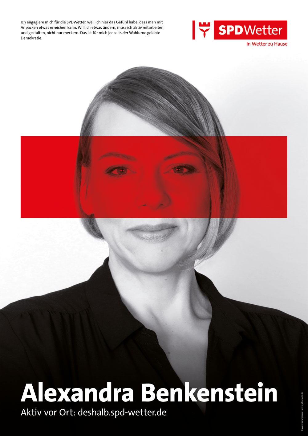 Werbefotografie Plakat / Wahlplakat, Werbefotograf Wetter (Ruhr), Ruhrgebiet, NRW