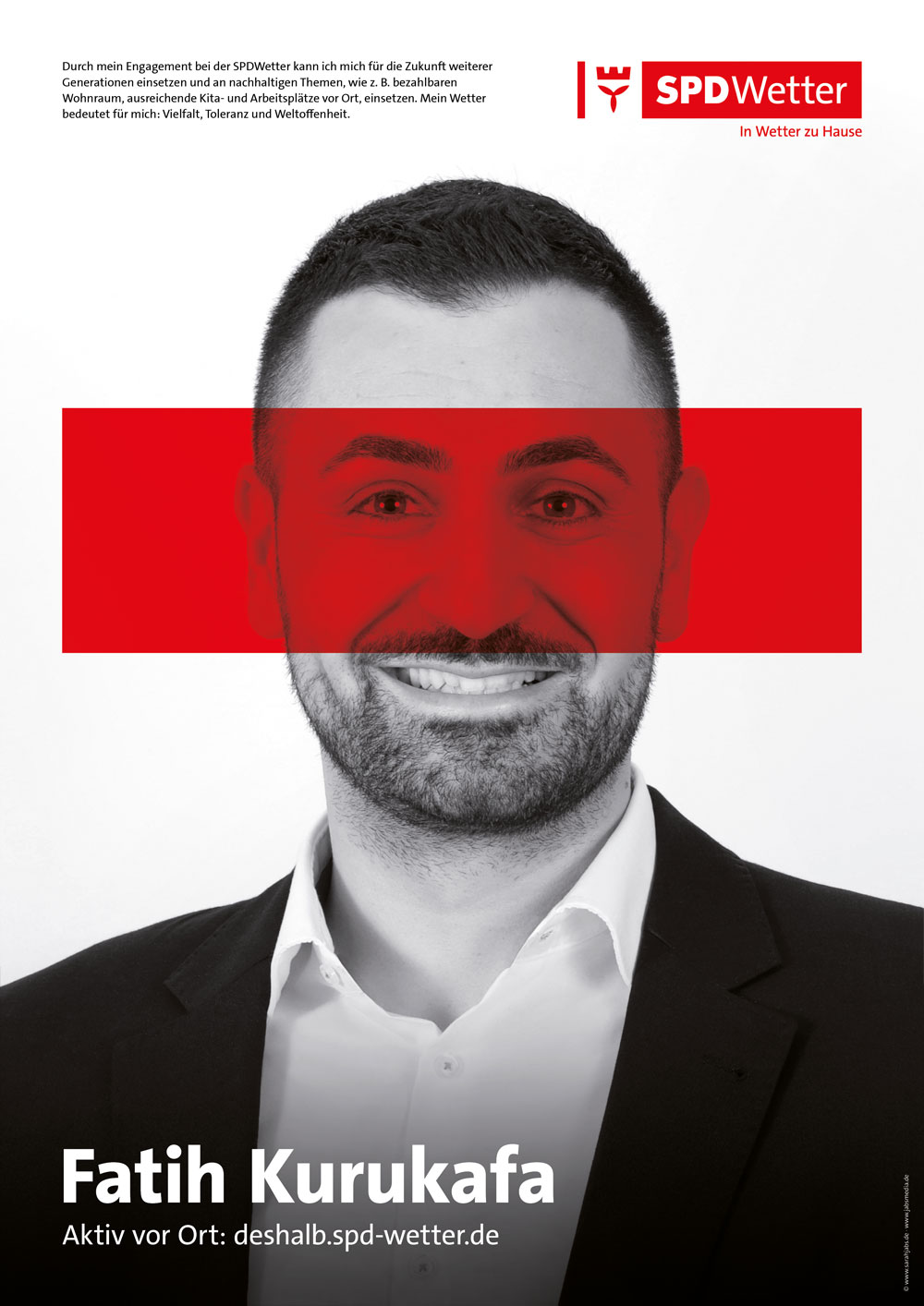Werbefotografie Plakat / Wahlplakat, Werbefotograf Wetter (Ruhr), Ruhrgebiet, NRW