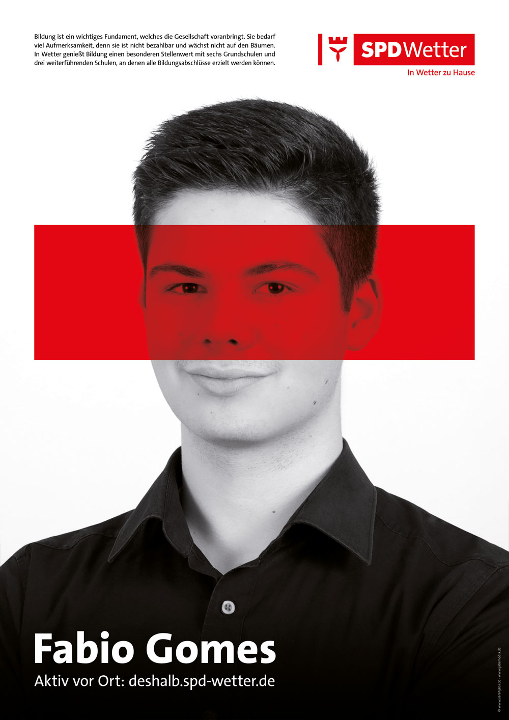 Werbefotografie Plakat / Wahlplakat, Werbefotograf Wetter (Ruhr), Ruhrgebiet, NRW